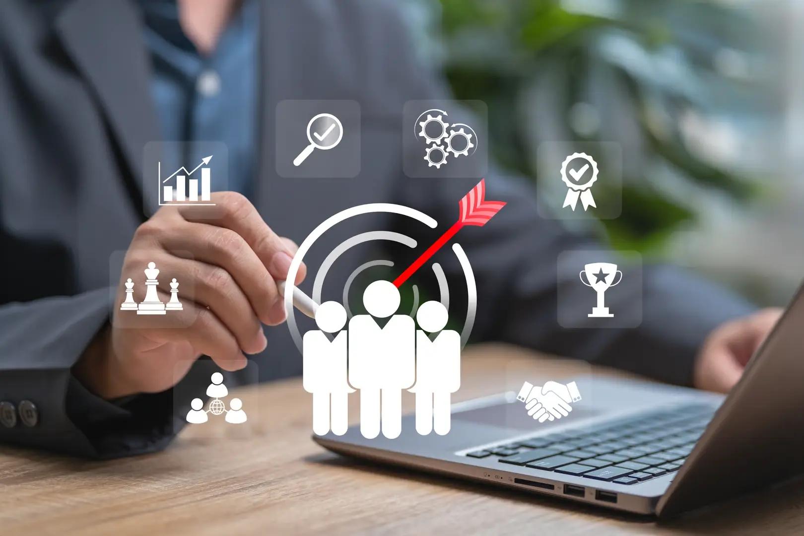 おためし転職の採用プロセスを示すイラスト。企業が求人を掲載し求職者が応募する流れ